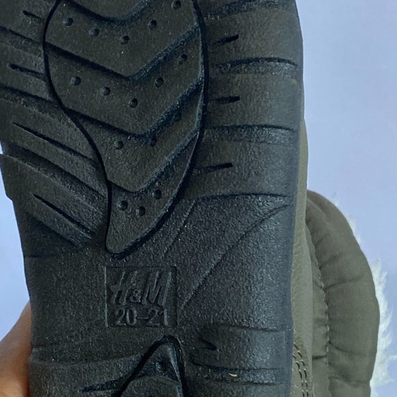 H&M Unisex Kid's Snow Boot Size 20-21 (LIKE NEW) - Picture 6 of 6